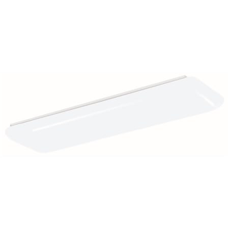 Afx Rigby 51-in. Narrow Floating Cloud Linear Flush Mount - 120V - White RC232R8